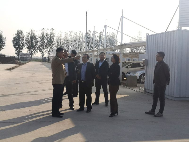 市委常委、組織部部長胡筱芹陪同中汽中心專家到龍港汽車城進行調研